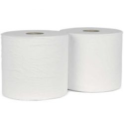 Industrial Wiper Rolls 2Ply White Selco.ie