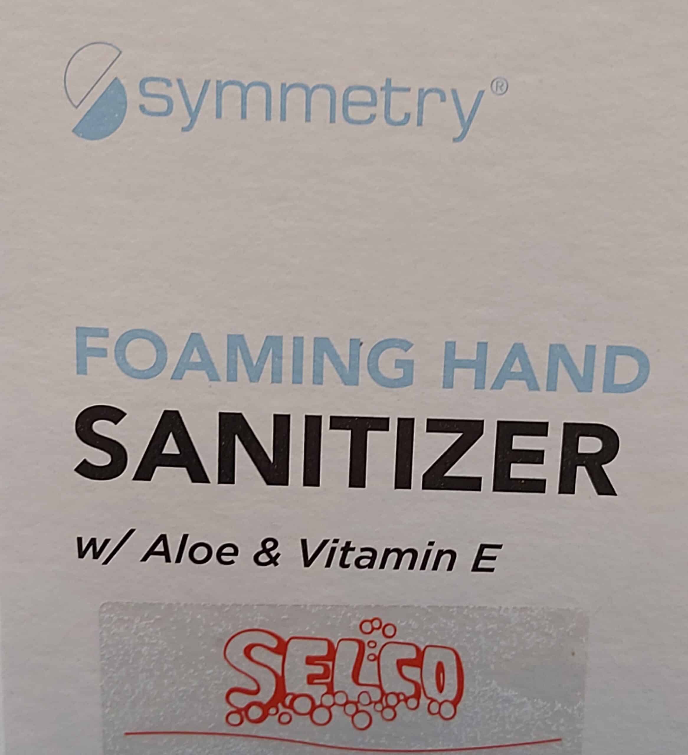 Symmetry Foam Hand Sanitiser Selco.ie
