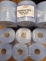 Blue Roll Centrefeed 150mt Flat Sheet