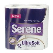 3Ply Luxury Ultra Soft Toilet Rolls Serene- Selco.ie
