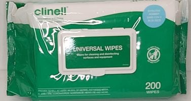 Clinell Universal Sanitising Wipes - Selco.ie