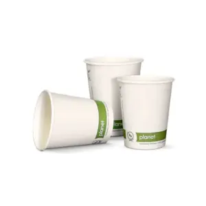 12oz Greenspirit Compostable Double Wall White Coffee Cup