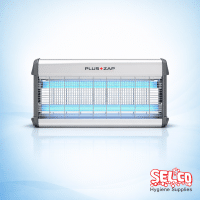 A professional 16 watt aluminium electric fly killer with blue UV lamps