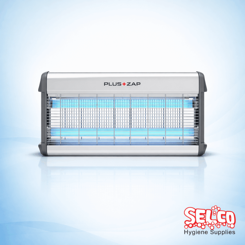 A professional 16 watt aluminium electric fly killer with blue UV lamps