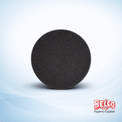 Case of 5 professional 17 inch black heavy duty abrasive floor stripping pads Ireland