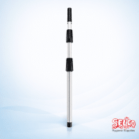 A professional 3 x 2 meter aluminum telescopic extension pole for high reach window cleaning
