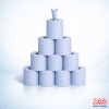 A half pallet of 35 cases of blue 2 ply centrefeed wiper rolls for wholesale cleaning Ireland