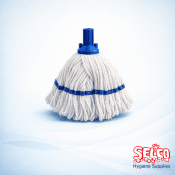 Blue hygiene socket mop head 200g stayflat price Ireland looped end yarn