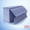 Case of 3000 blue Z-fold zig zag interleaved hand towels for dispensers Ireland