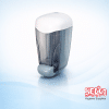 800ml bulk fill soap dispenser with translucent casing and locking mechanism