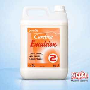 Carefree Shine & Care 5 Litre Floor Polish bottle for professional high gloss finish