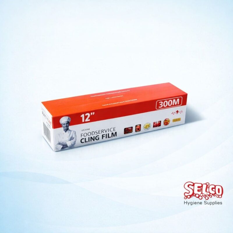 Professional catering cling film rolls in 12 inch and 18 inch sizes for Irish kitchens