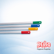 Threaded hygiene handle available in red blue green and yellow for HACCP colour coding Ireland