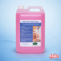 5 litre bottle of Dysys pink pearlised liquid hand soap for bulk dispenser refills Ireland
