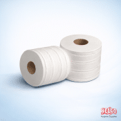 A case of 12 Extract One mini centrefeed toilet tissue rolls at Selco Ireland