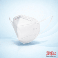 A pack of 10 white FFP2 and KN95 Hantavirus certified respiratory face masks Ireland