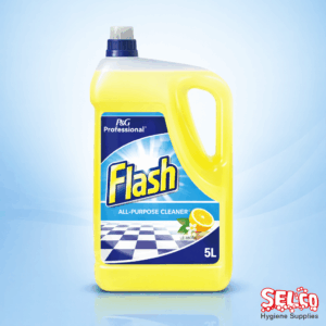 Flash Lemon 5 Litre multi surface cleaner bottle for professional use