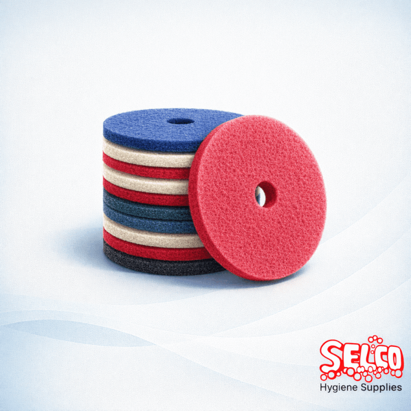 Floor cleaning and polishing pads 11 and 13 inch price Ireland red and black