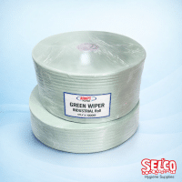Green industrial wiper roll 1500m Miler Roll for workshops and forecourts Ireland
