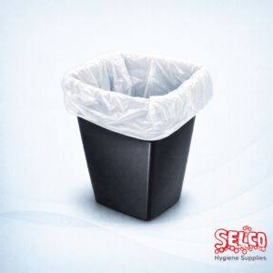 Heavy duty swing bin liners price Ireland white 30L bin bags 500 pack