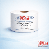 Mini jumbo toilet rolls 72 roll deal Ireland bulk 2 ply soft tissue