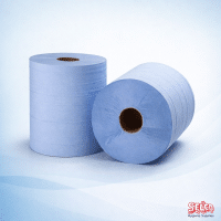 Monster blue roll twin pack 400m industrial wiper rolls for workshops