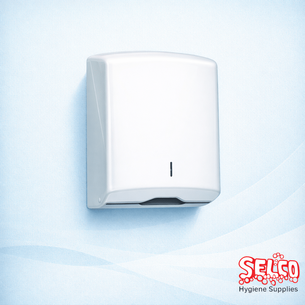 Multi fold hand towel dispenser white price Ireland universal interfold fit