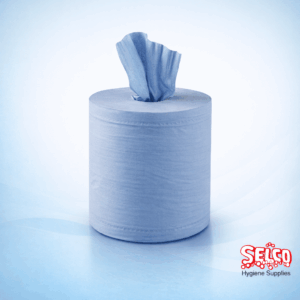 Premium 2-ply blue centre pull rolls 150m 6 pack heavy duty 7.2kg case Ireland