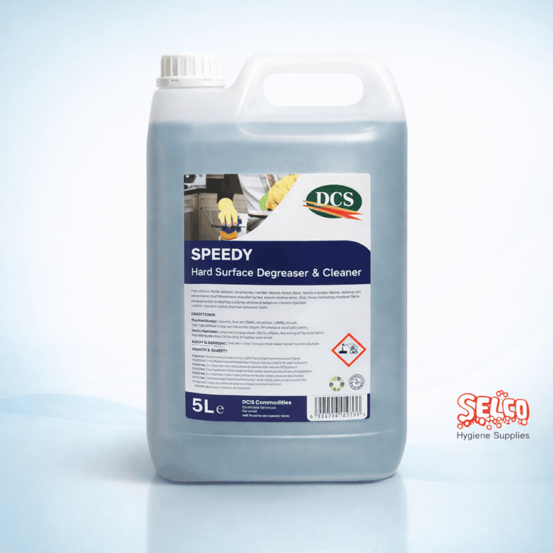 5 litre bottle of Speedy orange citrus hard surface and floor cleaner Ireland