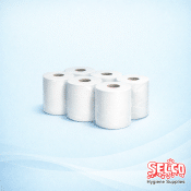 White centrefeed roll 2-ply 144m price Ireland pure soft white paper