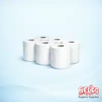 SystemOne Hand Towel Roll Soft Paper Towel White 6 Pack - 6 rolls from Adapt Paper