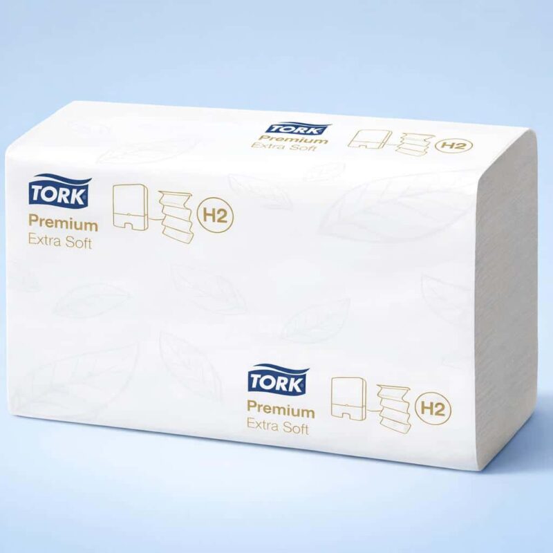 Tork Xpress H2 hand towels price Ireland white 2-ply multifold