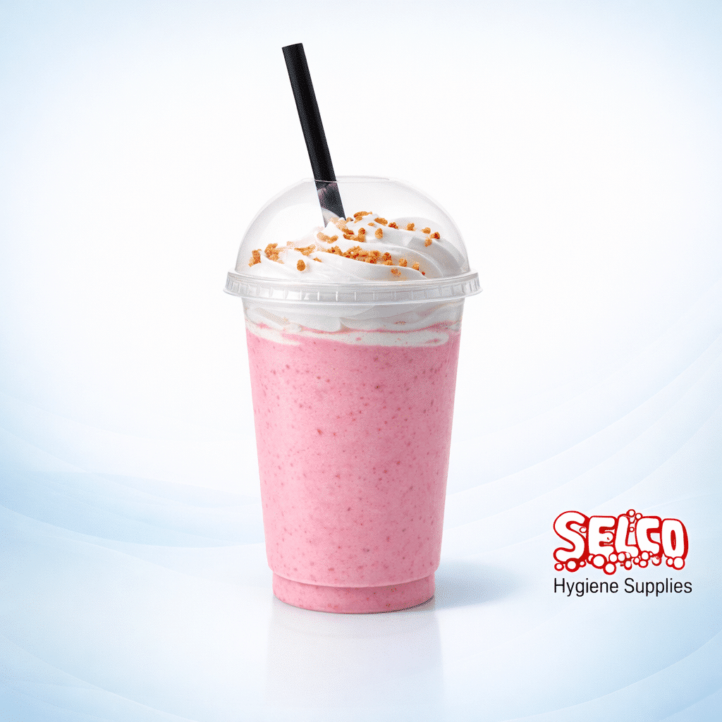 Smoothie Slushy Ice Coffee Cup - Clear 12-14oz - 800 per case