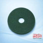 17" Green Max Floor Scrubbing Pads - Floorcare Pad