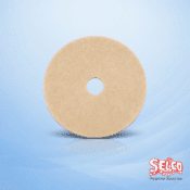 20" High Speed Hog Hair Pads - Natural - Floorcare Pad