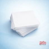 Serviette 2ply White Napkin 40 x 40 1/8 Fold - 40cm - 1200 per case
