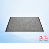 Dust Control Mat 3 x 5ft Brown/ Black - Entrance Mats -Non Slip