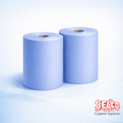 Industrial Roll 4ply Blue - Monster Wiping Rolls 2pack - 4 ply