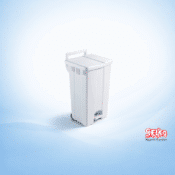 Mobile Waste Bin Pedal Operation - 90 Litre - Waste Management Supply