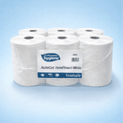 Alternative view of Autocut Hand Towel System Roll Blue & White - Professional Hygiene Roll Towel