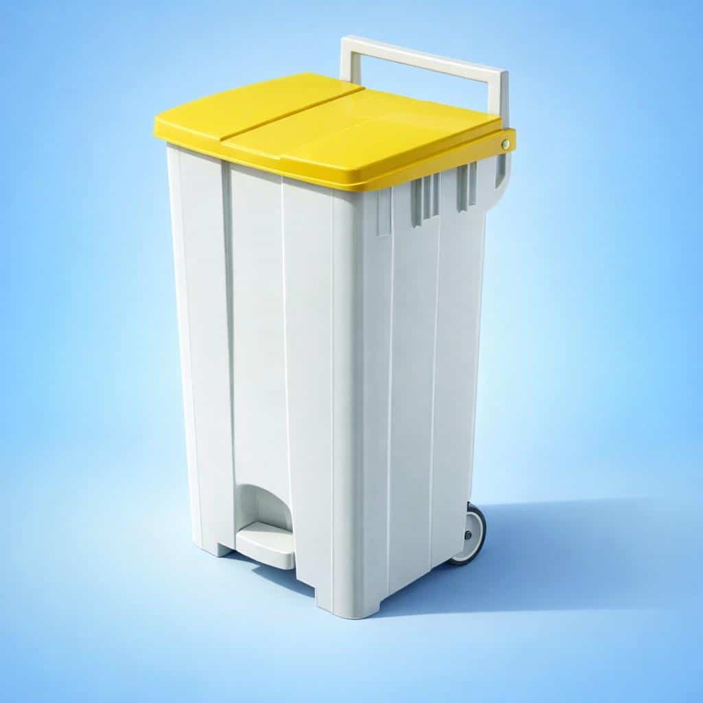 45 & 90 Litre Pedal Bin Bags 38x42 - Black & Green Eco - 100 per case - Image 3