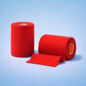 Alternative view of Sock Wrap - 7.5cm x 4.5m, Blue Cohesive - 10CM - First Aid Supply