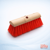 Alternative view of Abbey Sweeping Brush Complete - Professional Hygiene - Red