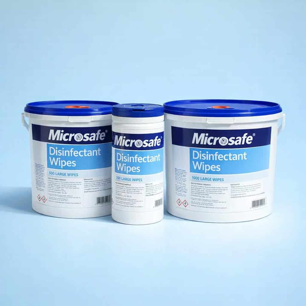 Microsafe Disinfectant Surface Wipes - Antibacterial Protection - Image 2