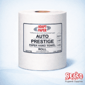 Auto Cut Hand Towels White 20.8cm x 6 Rolls - Universal Towel
