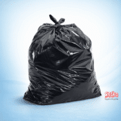 Black 26 x 44 Everyday Plastic Bag on Rolls - 44 Bag