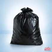 Refuse Bin Bags - Black Bags - Black Sacks - 8 Rolls - 50 bags