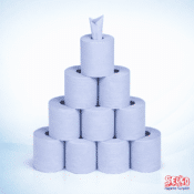 Centrefeed Blue Roll 2ply Embossed-Great Pallet Deal 72 Case
