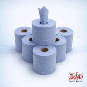 Alternative view of Centrefeed Blue Roll 2-Ply (5pk x6) Kitchen Wiper Rolls - 6 Rolls