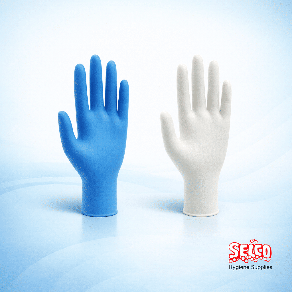 Latex Gloves Blue p-free Professional - 100 per case